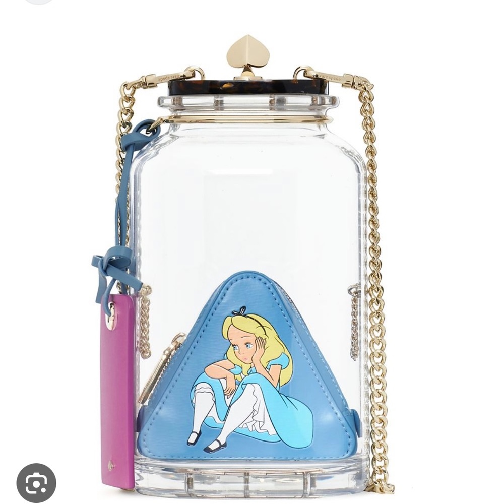 NWT Alice in wonderland bottle crossbody bag by Kate spade